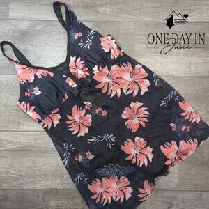 CharmLeaks One Piece Mesh Swimdress Swimsuit Size XL